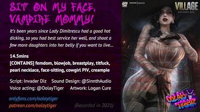 [RESIDENT EVIL] Lady Dimitrescu - Sit on my face, Vampire Mommy! - ; Erotic Audio Play by Oolay-Tiger