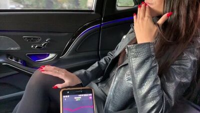 Public Mastrubation with Lovens LUSH in taxi and in restaurant