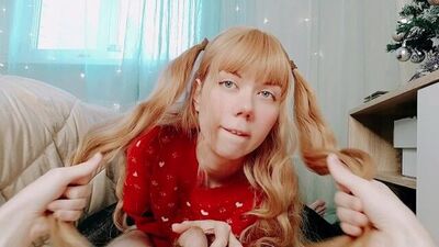 Big ass step sister gets Xmas anal and ass to mouth
