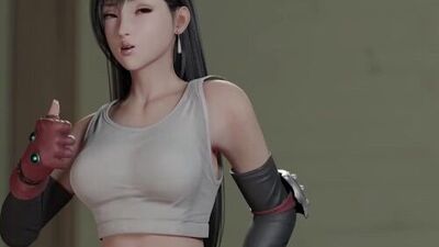 Tifa One on One w/sound Final Fantasy